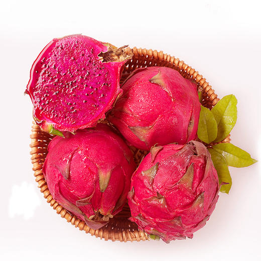 【食品酒水】薄皮红心火龙果 5斤热带广西海南京金都一号红肉水果 商品图2