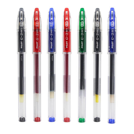 PILOT百乐BL-G3-38中性笔G-3拔帽水性笔大容量 商品图1