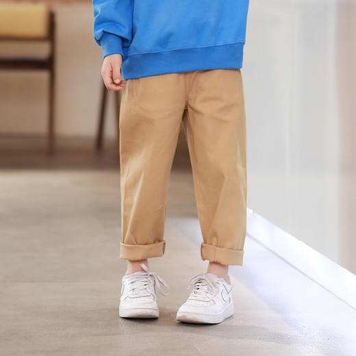 【综合】龙之涵  儿童春季休闲裤酷版卫裤 中大童加厚休闲裤 婴幼儿A类标准 商品图7