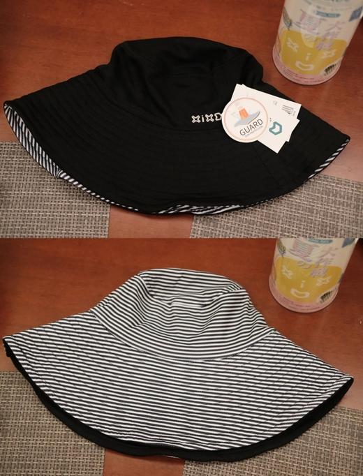 K大/林允推荐 ！XIXD双面防晒帽渔夫帽防紫外线降温大帽檐 商品图3