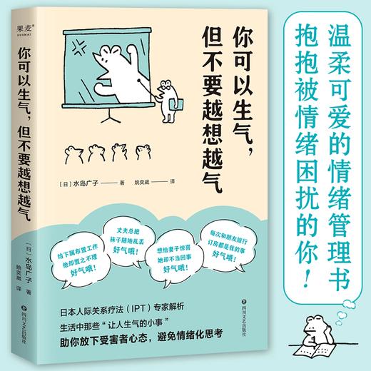 你可以生气但不要越想越气 水岛广子 日本人际关系疗法IPT解析 放下受害者心态避免情绪化思考 情绪管理自控制 商品图0