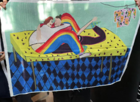 大力『谈恋爱』▏布艺画