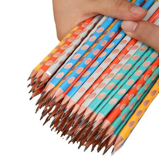 【彩色洞洞笔，安全防咬设计】彩色洞洞笔小学生幼儿园石墨初学正姿书写 商品图5