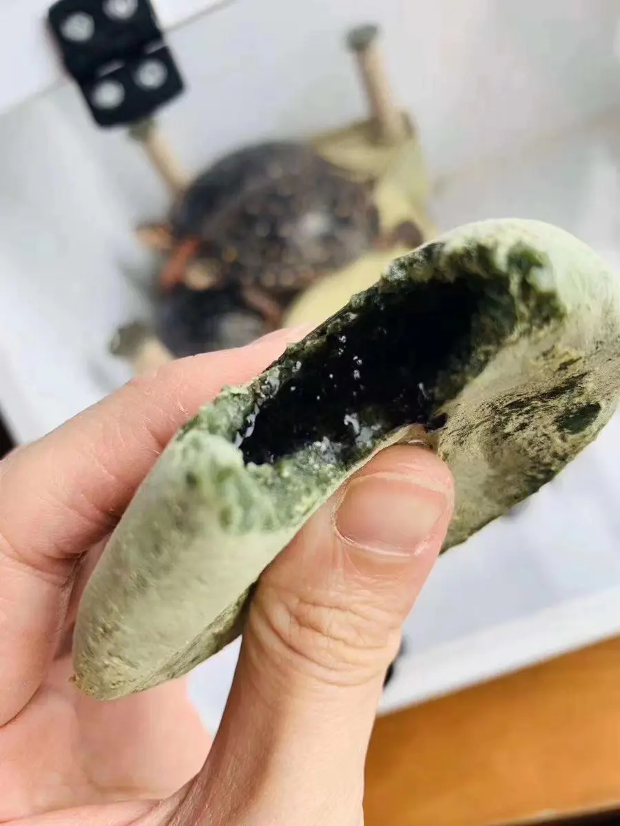 纯手工制作青饼/麻糍(舟山传统美食)