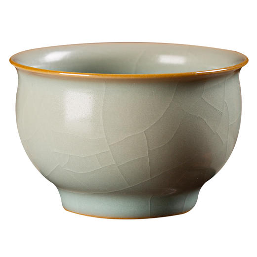 问鼎汝瓷复刻款天青精工款晖盈杯 商品图4