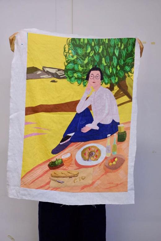 大力『野餐』▏布艺画 商品图0