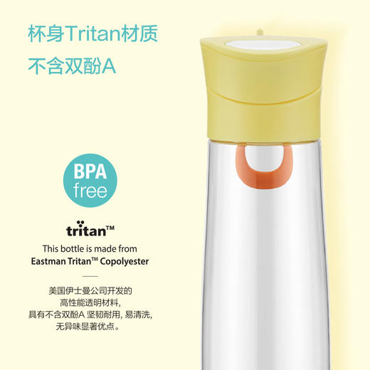 乐扣乐扣（LOCK&LOCK）纤纤杯Tritan水杯塑料随手杯 ABF772 商品图2