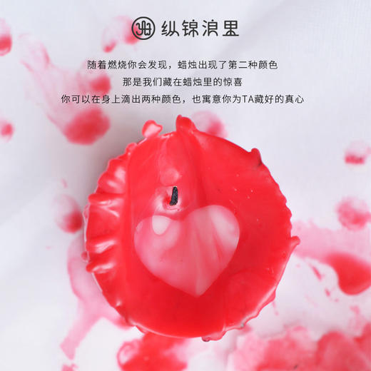 SM双色低温蜡烛 易剥离 不伤肤 商品图3