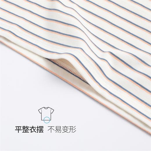 贝贝怡男女童短袖夏季新品海军风经典条纹宝宝上衣 商品图6