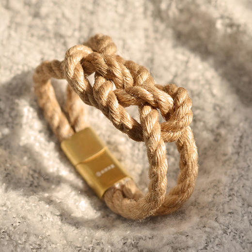 「者瞒」手链手环麻绳编织 帮你保守秘密 情侣礼物 商品图5