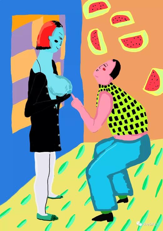 大力『玩我的奶』▏布艺画 商品图0