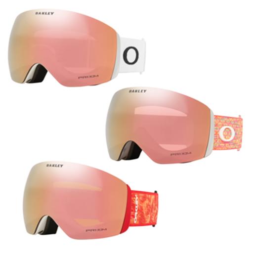Oakley 22-23  新款雪镜 FLIGHT DECK L 爆款/奥运款 OO7050-C2/C3/C5 谱锐智玫瑰金色 2022新增配色 商品图0