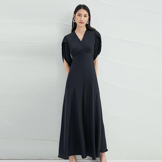 EITIE爱特爱夏季新款洋气气质高腰显瘦礼服连衣裙长裙6677304 商品图8