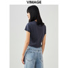 VIMAGE/纬漫纪夏季新款时尚潮流印花短袖t恤上衣V1702302 商品缩略图5