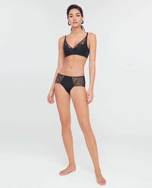 【直发】爱慕 纯享中腰平角裤AM237221 商品图0