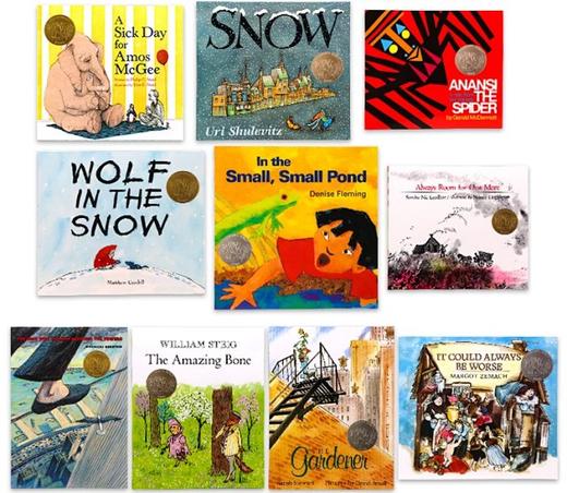 【宝莉爹书单·3岁+】凯迪克大奖套装  Macmillan Caldecott Award-winning 英语启蒙图画故事书10册 商品图1