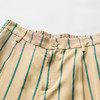谜底2022春新款竖条纹休闲松紧腰束脚天丝直筒长裤女221MK0042 商品缩略图3