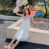 莫代尔带胸垫睡裙女夏季海军风吊带睡衣大码性感美背可外穿家居服 商品缩略图4