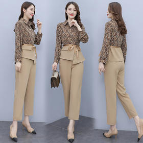 春装高级感轻熟风女装港味气质女神范洋气两件套装女 HR-XMR2285
