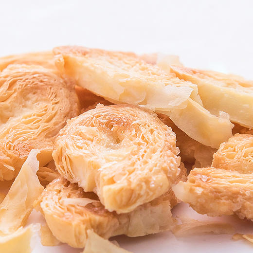 雅觅 蝴蝶酥210g 14枚手工烘焙办公室休闲零食糕点饼干薄脆 商品图3