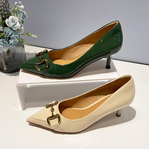 康莉女鞋2022年春款浅口尖头中跟女单鞋KYQ21068 商品图0