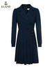 ELAND衣恋2022年春季新款小众气质藏青色职业通勤西装连衣裙女EEOWC11H2B 商品缩略图4