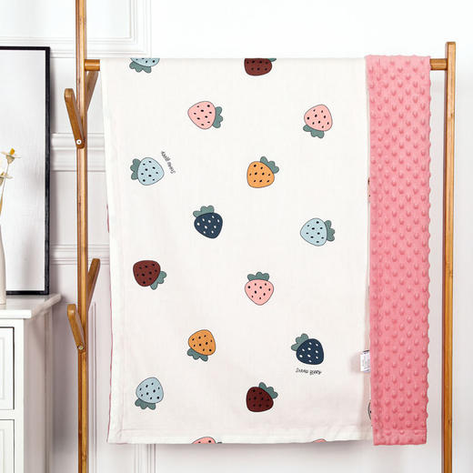 【3D触点设计 机洗手洗两不误】安抚豆豆毯包被婴儿毯子用品宝宝空调被幼儿园盖毯被儿童夏凉被子 商品图14