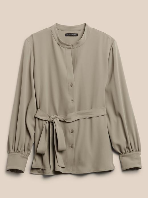 新款好折￥420！Banana Republic BR 设计款系带衬衫 商品图6