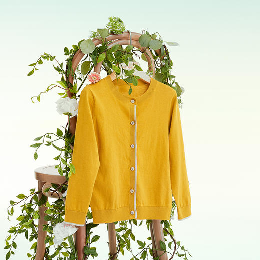 mettekids儿童毛衣2022春季新款女童公主时尚针织开衫男童打底衫 商品图4