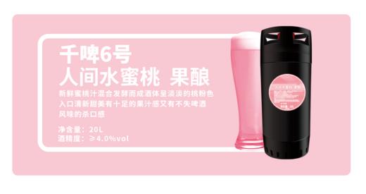 千啤6号 人间水蜜桃 果酿 500ml 商品图0
