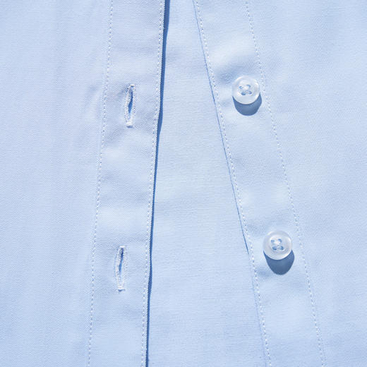 【定制基础款】罗蒙春夏女装长袖衬衫女士正装商务通勤百搭V领衬衣女 商品图6