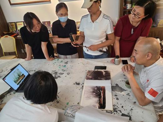 朱颂民：山水画技法丨广州书画专修学院系列公益讲座-第7讲 商品图4