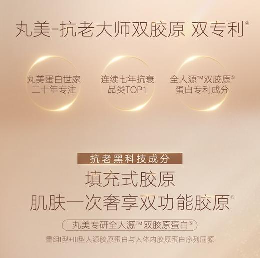 丸美重组胶原蛋白日夜眼精华素金管  早10g+晚10g 商品图2