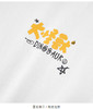 太平鸟男装夏季新款白色印花短袖T恤潮B2DAB2559 商品缩略图3