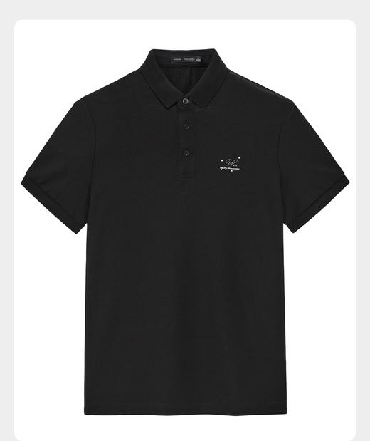 太平鸟男装 夏季新款刺绣商务POLO衫潮B1DBB2517 商品图0