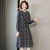 春季新款全棉单排扣碎花中长款文艺风中长裙 HR-WL23289 商品缩略图2