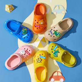 儿童拖鞋夏季沙滩洞洞鞋 家居家用花园鞋外穿卡通男童女童洞洞鞋