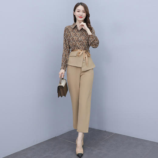 春装高级感轻熟风女装港味气质女神范洋气两件套装女 HR-XMR2285 商品图1