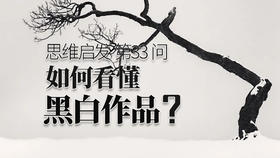 33 如何看懂黑白作品？