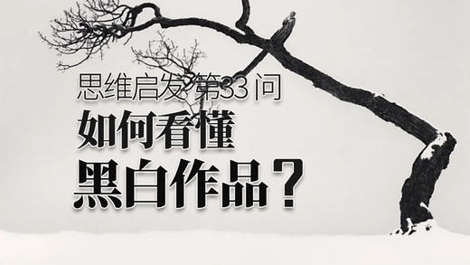 33 如何看懂黑白作品？ 商品图0