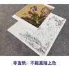 【大彩图】郎世宁工笔画白描底稿小品《仙萼长春册》石竹临摹勾线高清打印稿LT07 商品缩略图2
