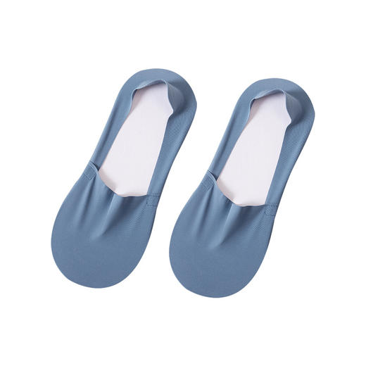 【49元10双】船袜男袜浅口隐形冰丝夏季天薄款透气硅胶防滑防臭纯棉袜子船袜男H221273358 商品图4