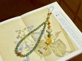 和田玉（碧玉 ）挂链--福禄祯祥