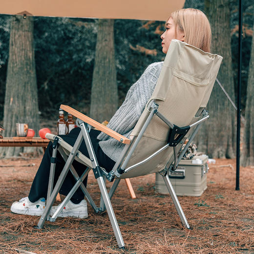 浙礼·野营野餐户外休闲钓鱼便携式折叠躺椅椅子 商品图1