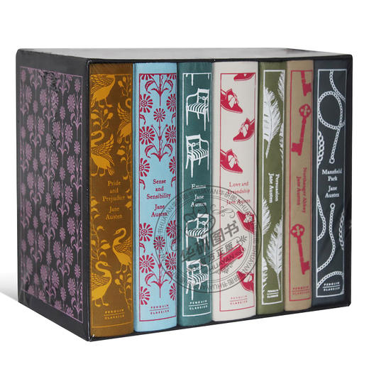 简奥斯汀集收藏版7本套装 英文原版进口书 Jane Austen The Complete Works Pride and Prejudice 傲慢与偏见英文版 商品图0