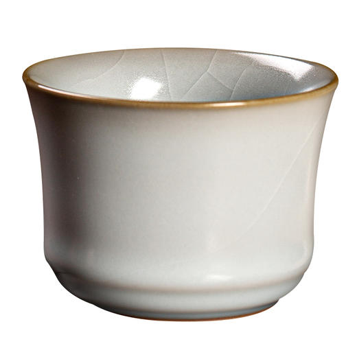 问鼎汝瓷复刻款月白竹律杯（小） 商品图4