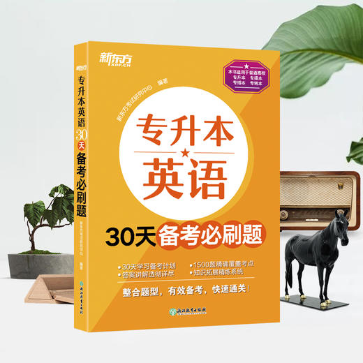 【新东方】专升本英语30天备考必刷题 专接本大学英语词汇单词书籍 专转本文科理科通用专插本 专升本精选历年真题详解 专升本英语专项学习 商品图2