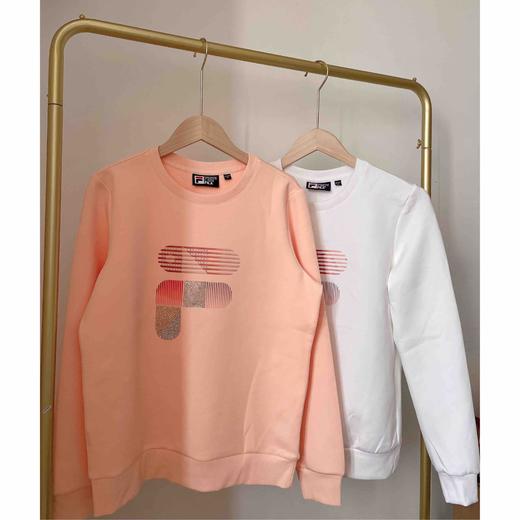 FILA斐乐卫衣女子休闲宽松圆领运动针织套头衫 商品图9