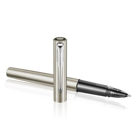 派克威雅钢杆白夹宝珠笔 商品图1