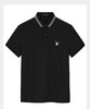 太平鸟男装 商务休闲修身短袖黑色POLO衫男B1DBB2523 商品缩略图0